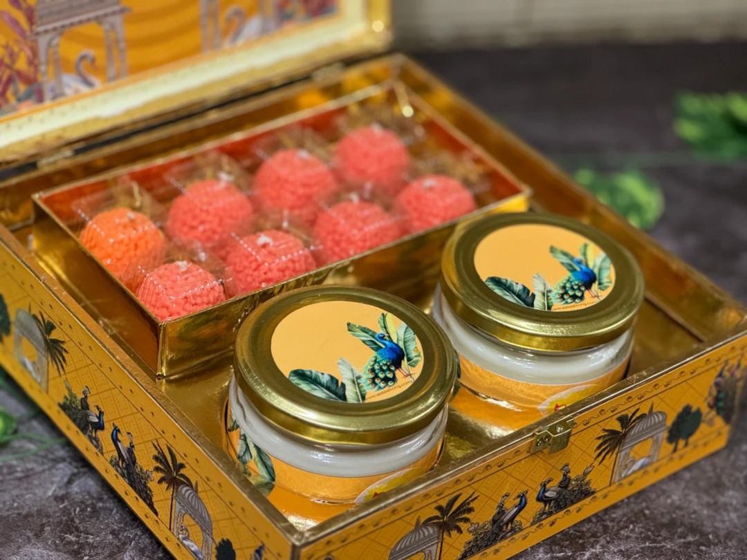 Premium Diwali Gift Box - Yellow