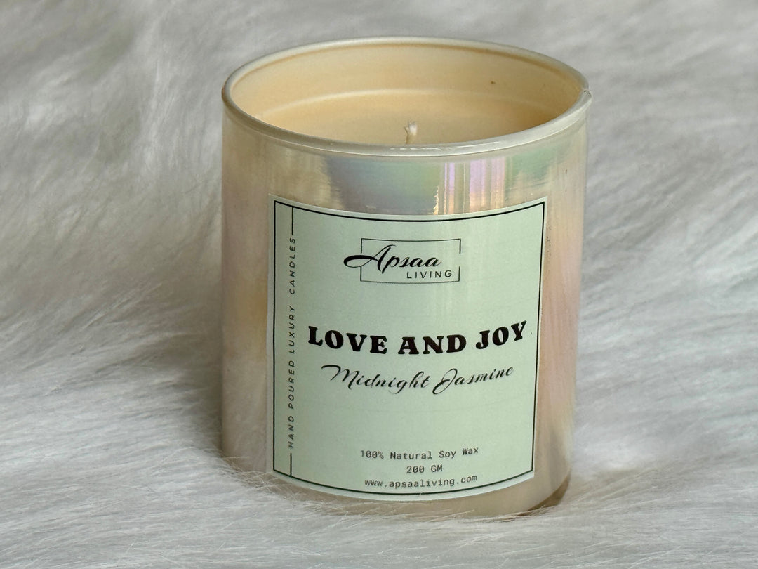 LOVE AND JOY - Midnight Jasmine scented candle
