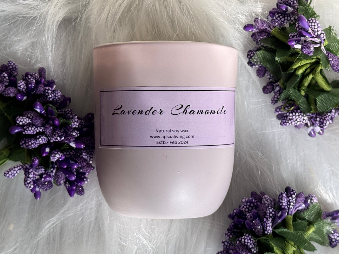 Lavender Chamomile Scented Candle