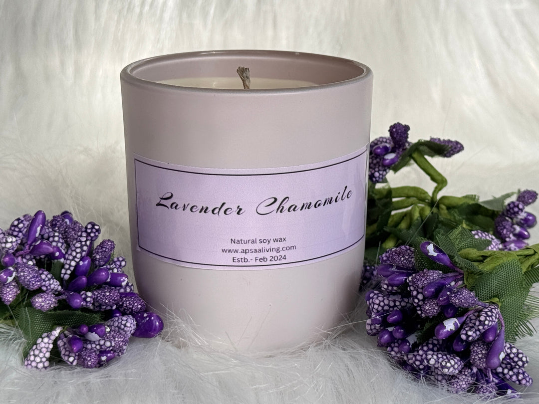 Lavender Chamomile Scented Candle