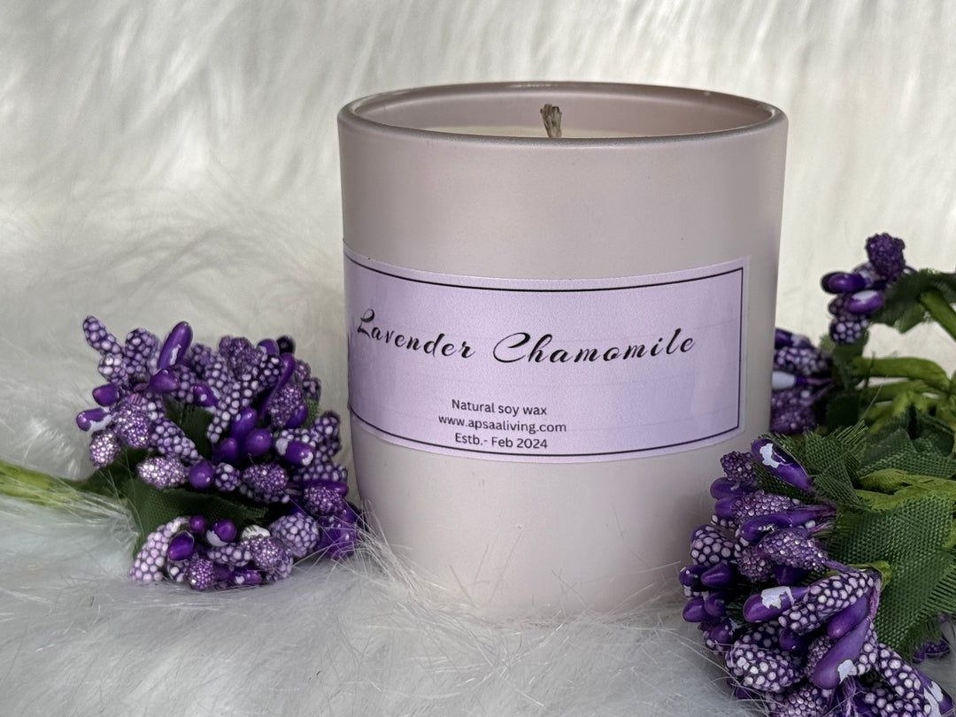 Lavender Chamomile Scented Candle