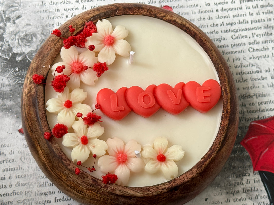 Whispering Blossoms Candle Bowl