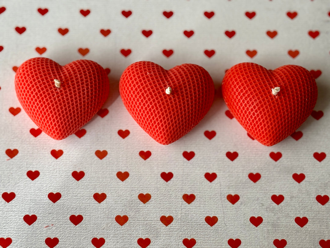 Heart Minis- Red
