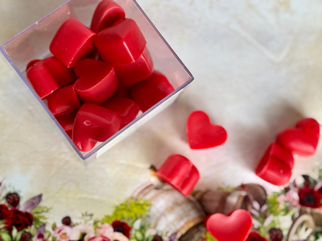 Heart Melts-Rose and Orange Blossom