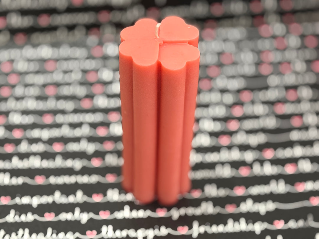 Heart Pillar Candle