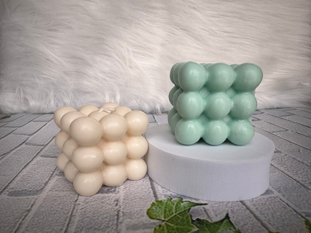 Bubble Mould Candle- Large- Set Of Two