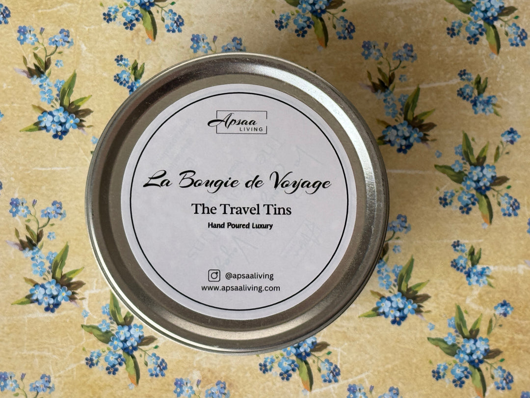 Tin Candle- Twilight Amber and Rose