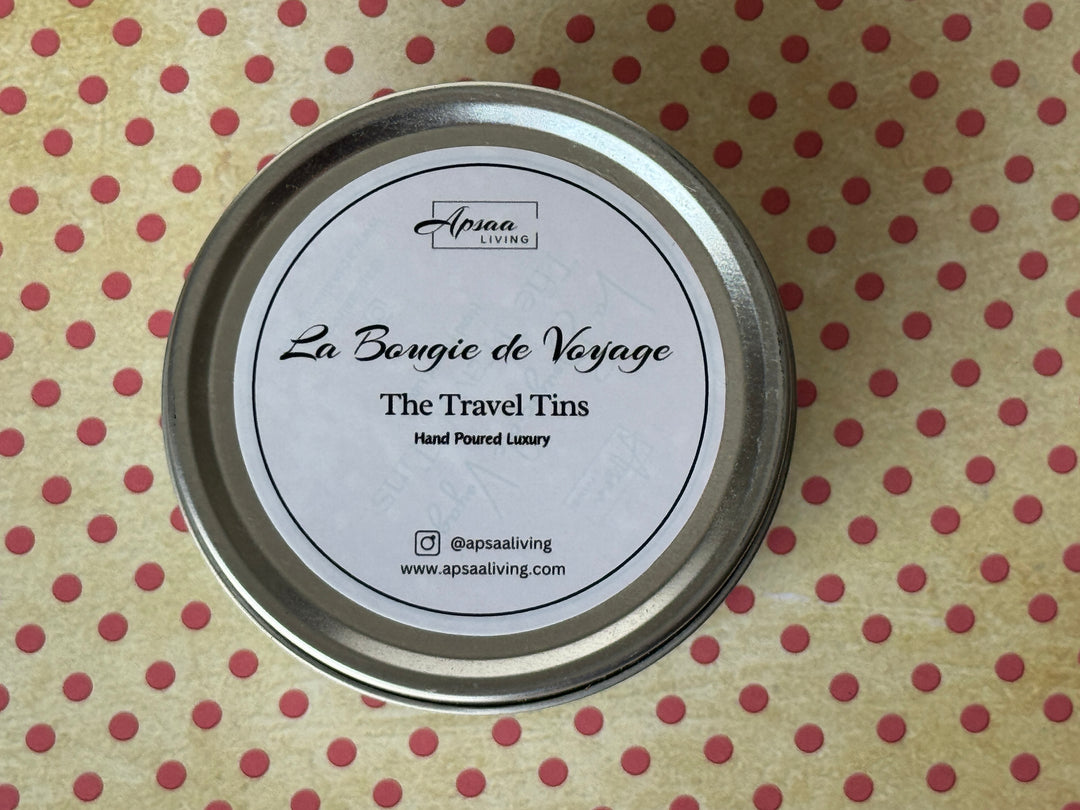 Tin Candle- Jasmine and Vetiver