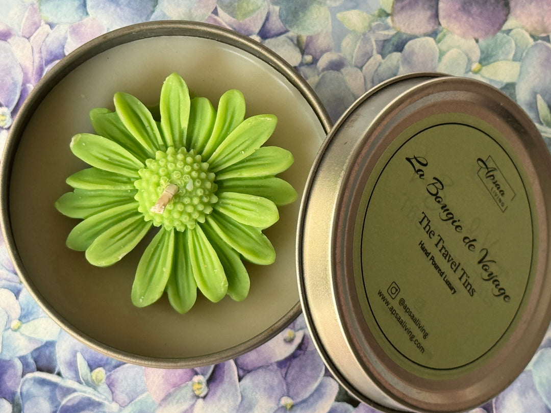 Tin Candle- English oakmoss and Amber