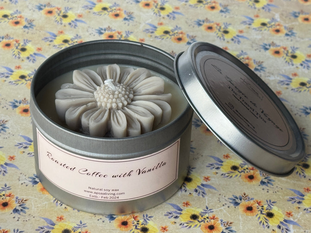 Tin Candle- Roasted Coffee and Vanilla