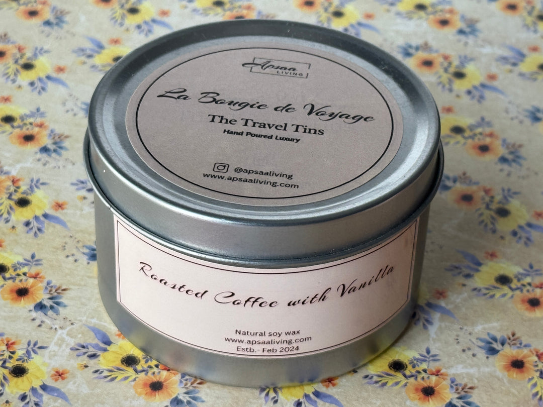 Tin Candle- Roasted Coffee and Vanilla