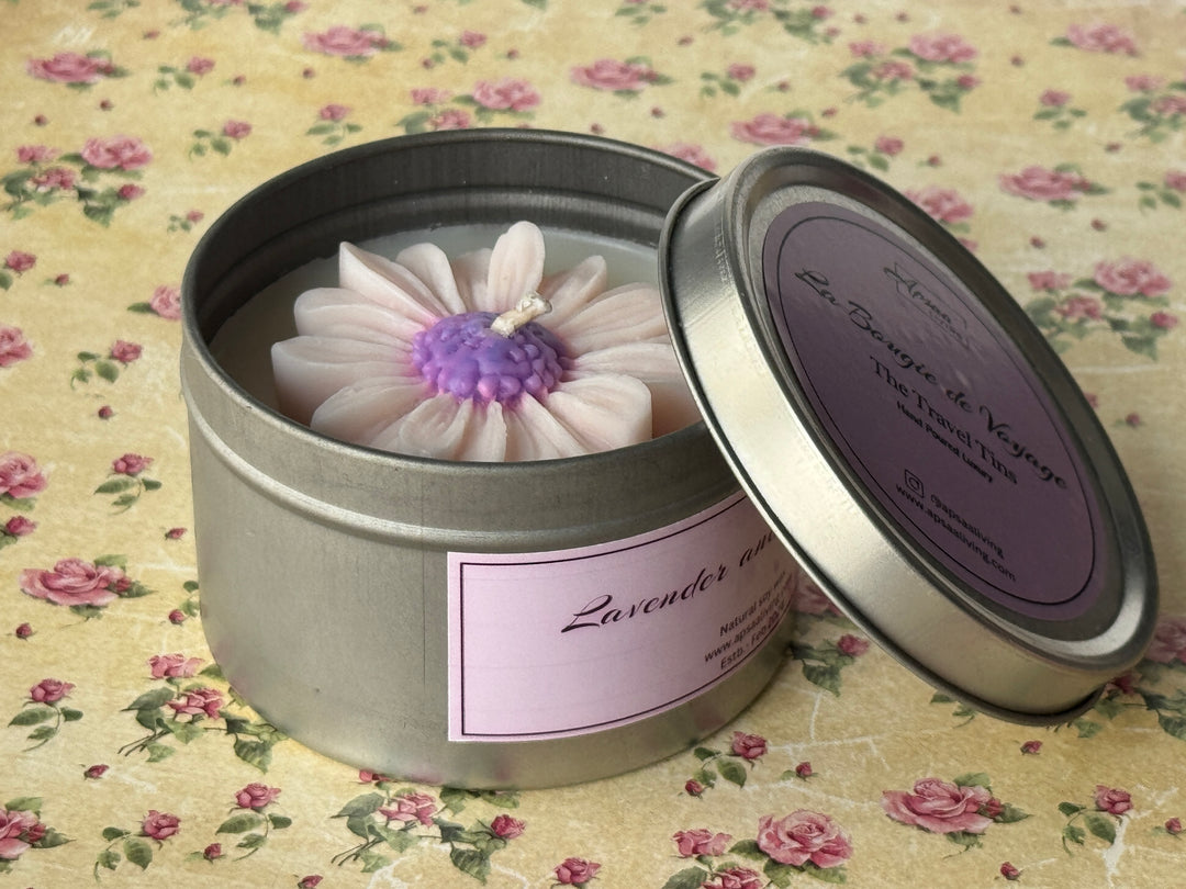 Tin Candle- Lavender and Rosemary