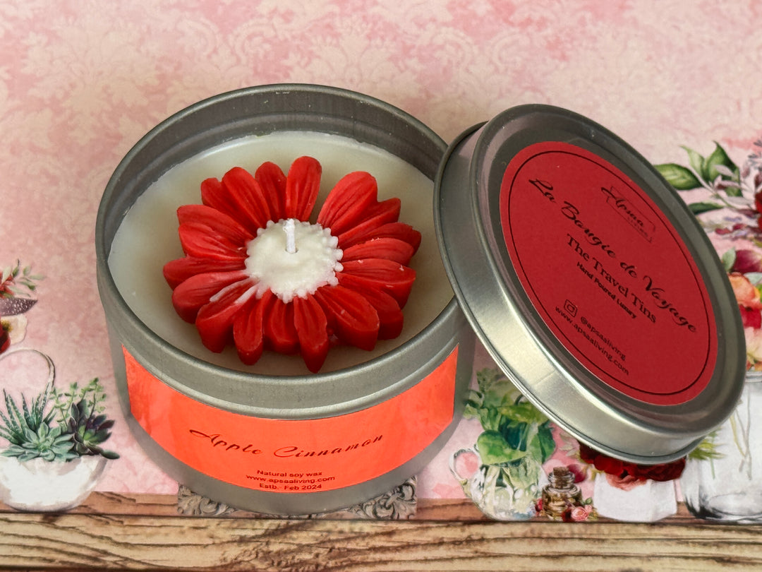 Tin Candle- Apple Cinnamon