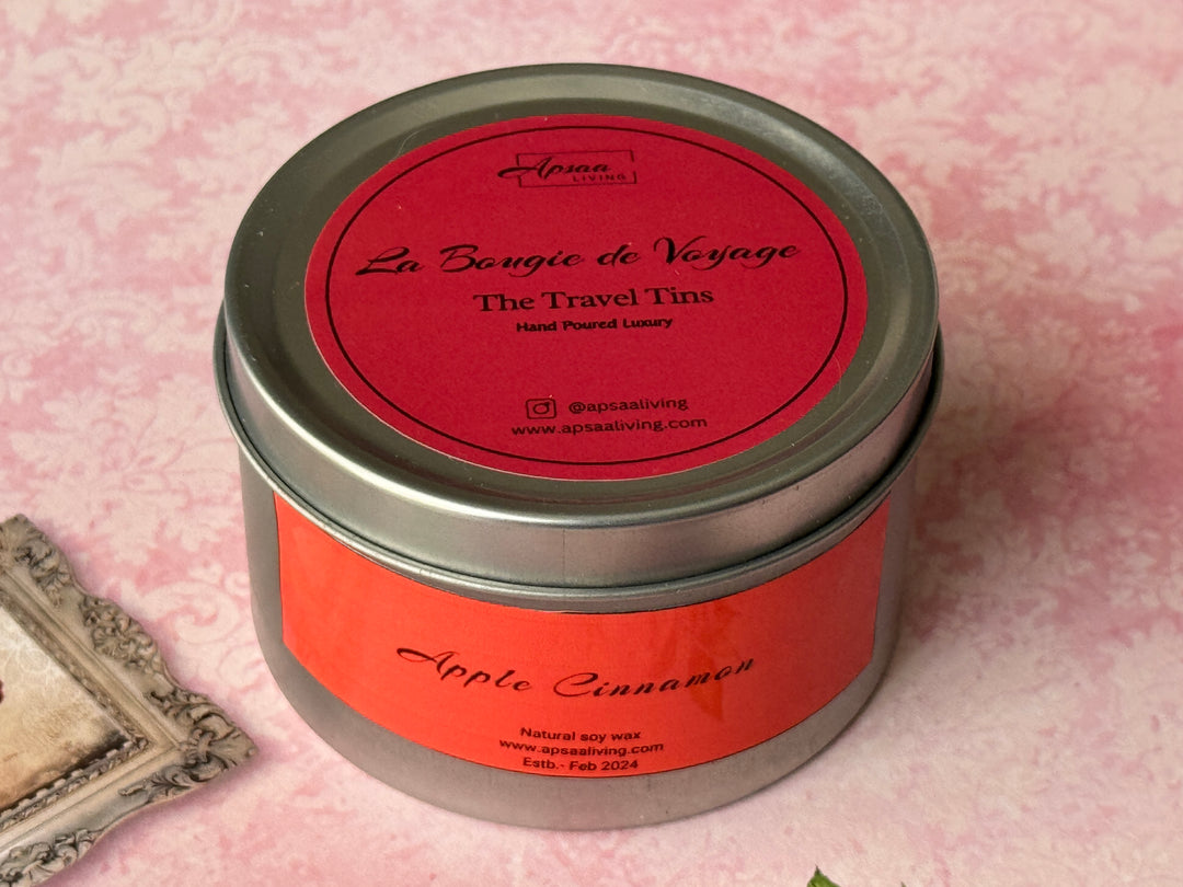 Tin Candle- Apple Cinnamon