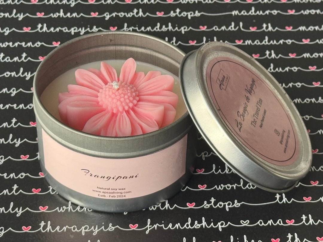 Tin Candle- Frangipani