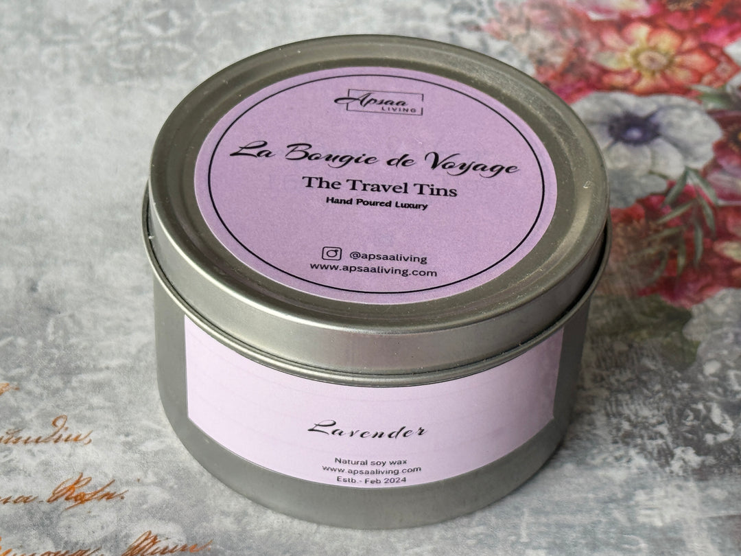 Tin Candle- Lavender