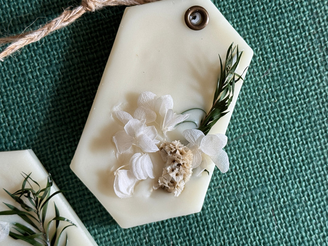 Pine and Plaid Wax Sachets- Set of 2