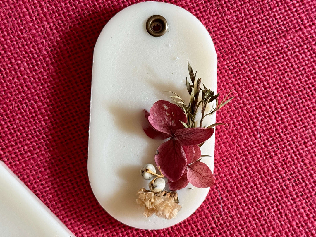 Sandalwood and Rose Wax Sachets- Set of 2