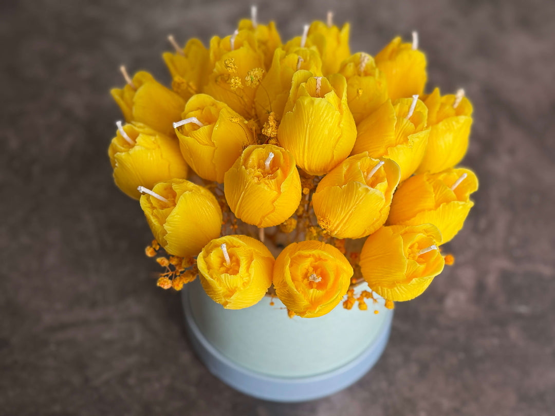 Tulip Candle Bouquet