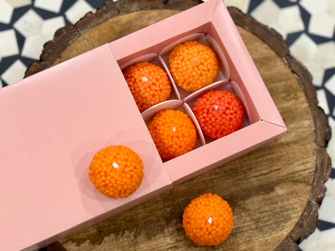 Festive Laddu Candles