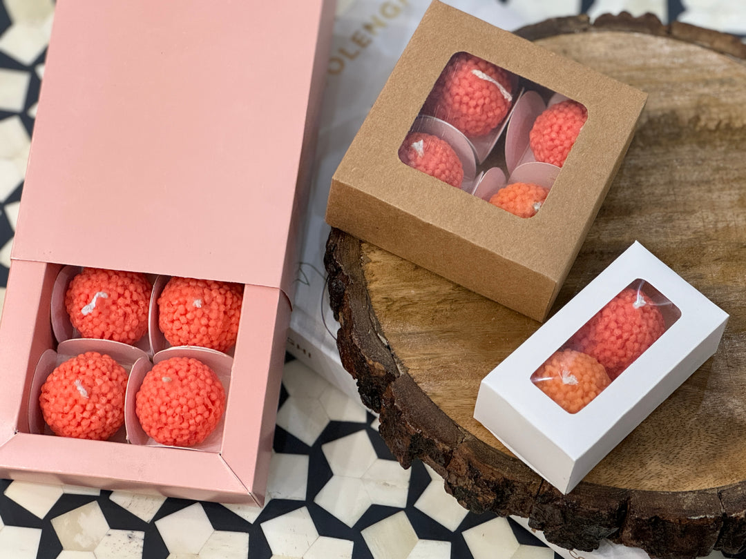 Festive Laddu Candles