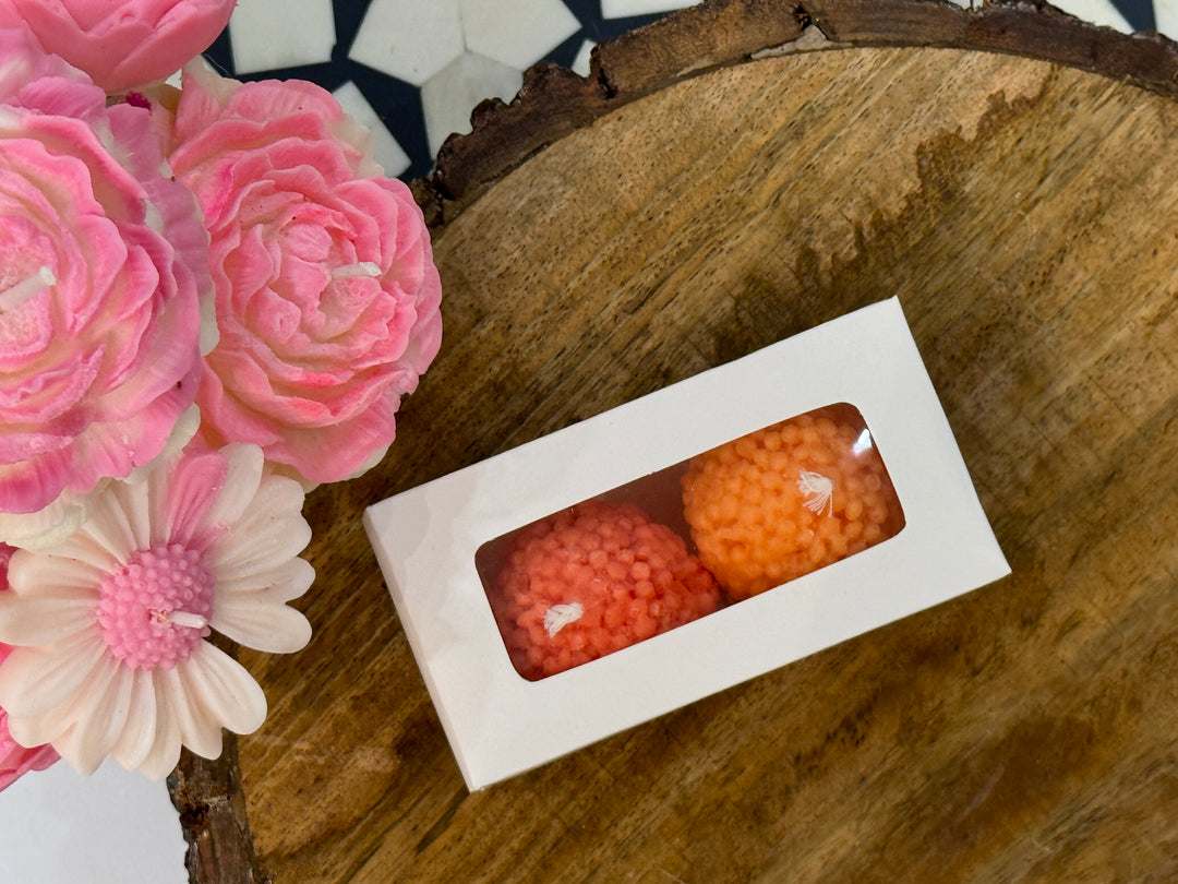 Festive Laddu Candles