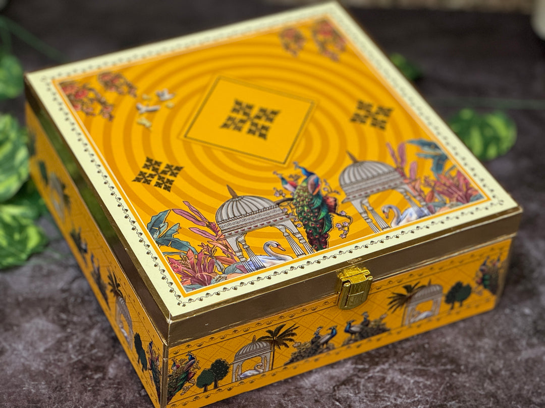Premium Diwali Gift Box - Yellow