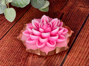 Handcrafted Eternal Lotus Glow decorative candle small by Apsaa Living