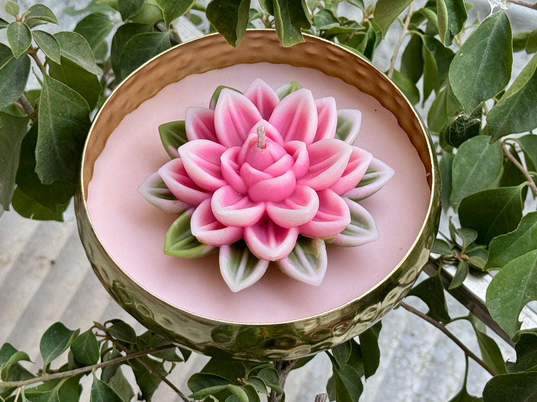 Elegant Floral Candle by Apsaa Living