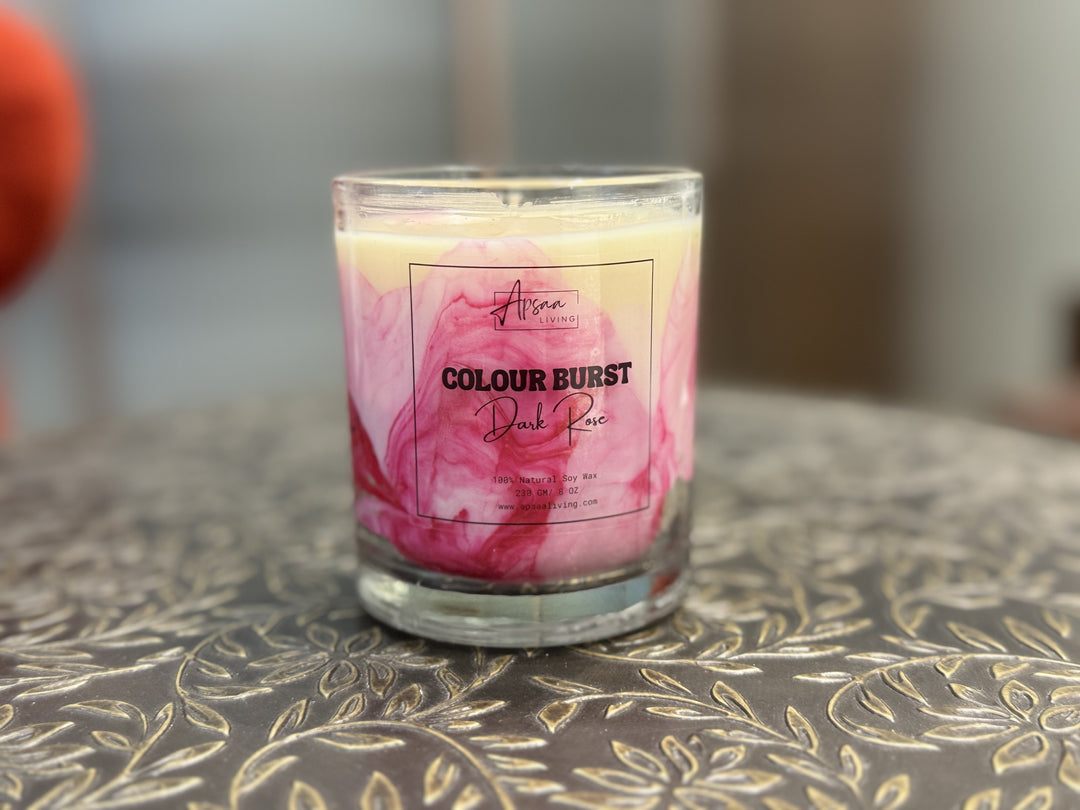 Colour Burst- Dark Rose