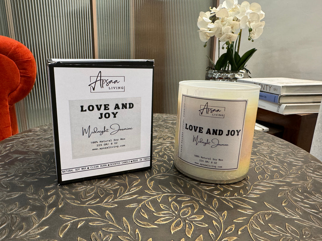 LOVE AND JOY - Midnight Jasmine scented candle