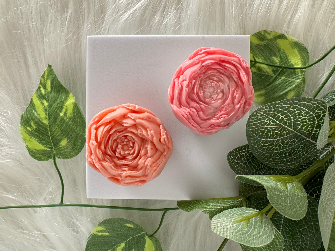 Rose Bud Mould Candles- Set Of 2