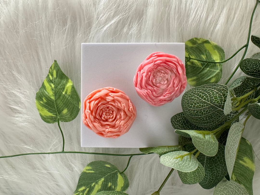 Rose Bud Mould Candles- Set Of 2