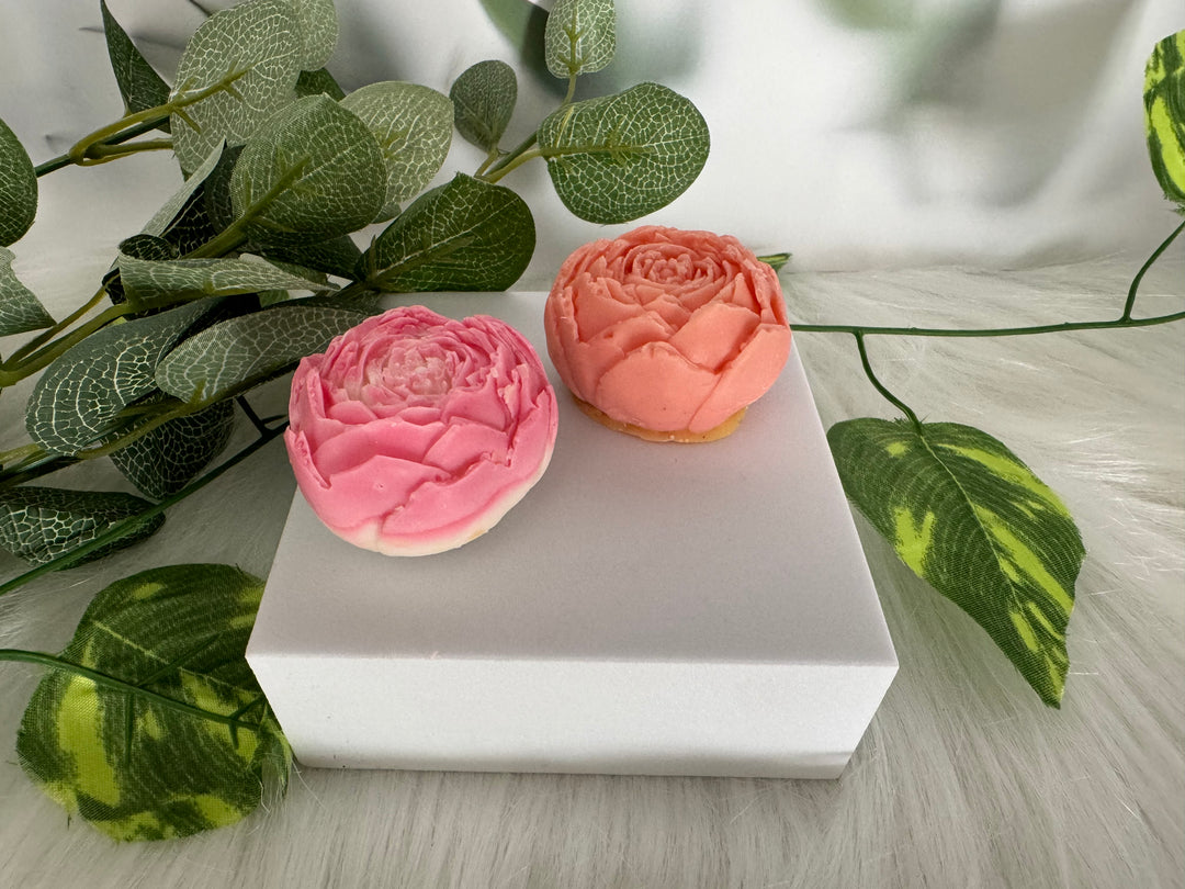 Rose Bud Mould Candles- Set Of 2