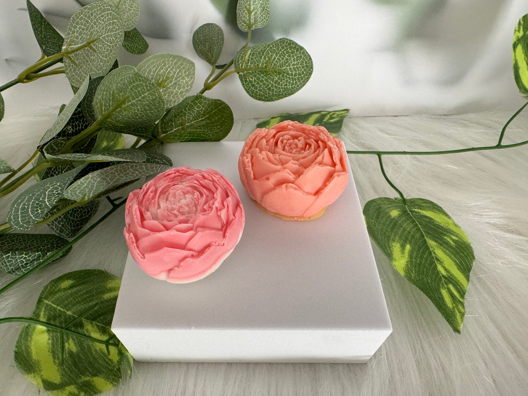 Rose Bud Mould Candles- Set Of 2