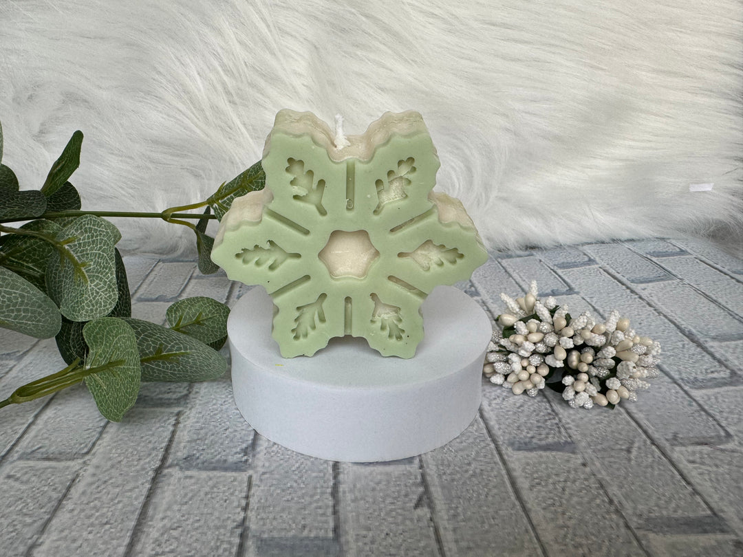 Snowflake Mould Candle