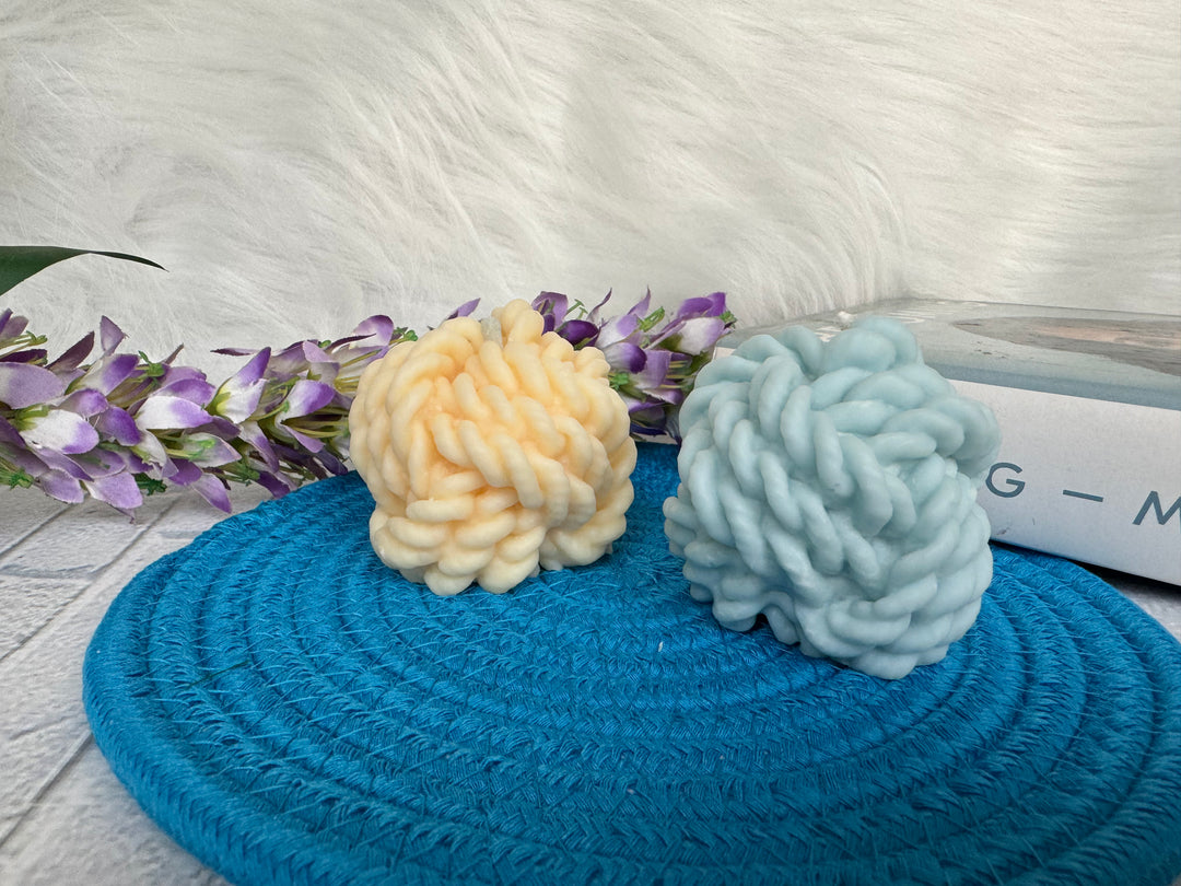 Yarn Ball Mould Candle