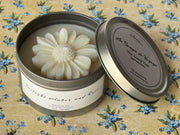 Tin Candle- Twilight Amber and Rose