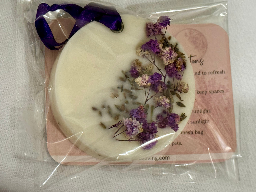 Lavender Wax Sachet, Round