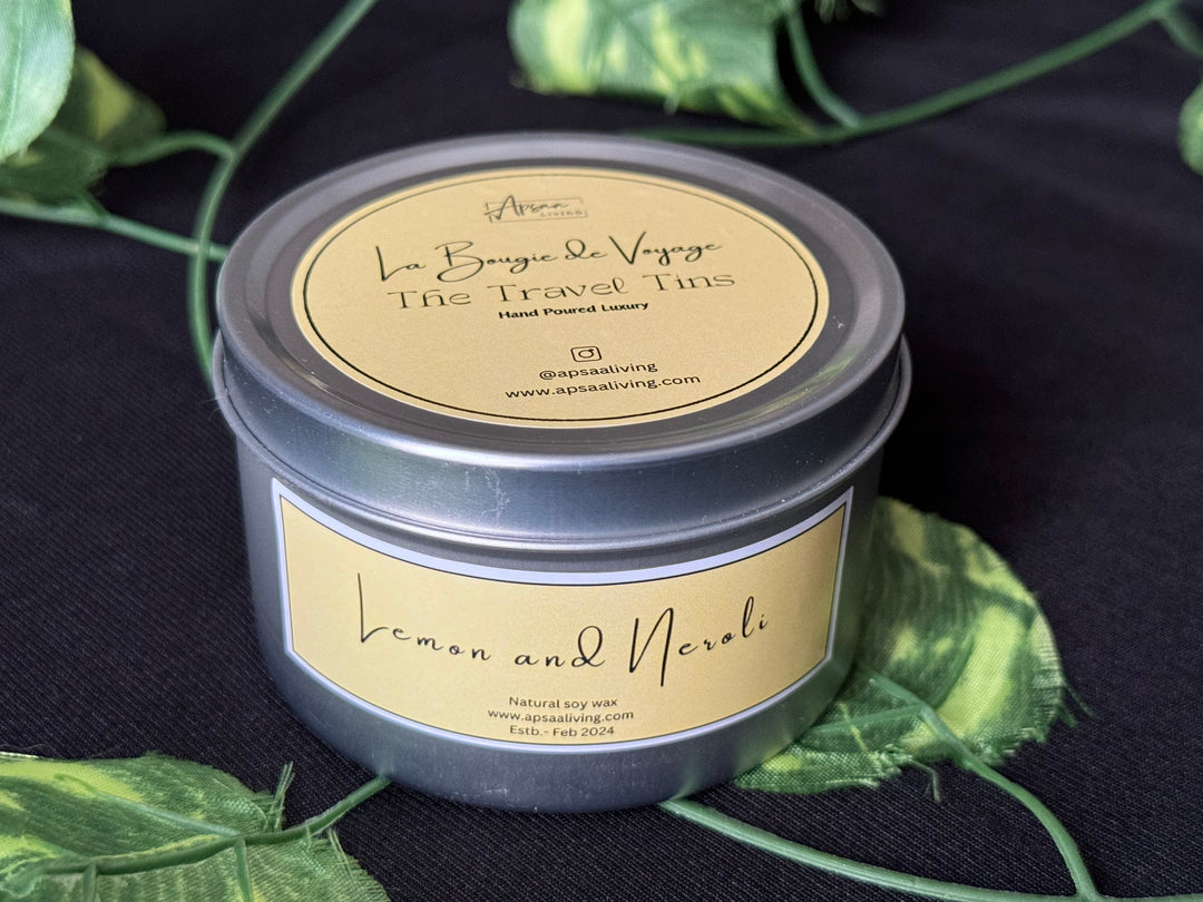 Tin Candle- Lemon and Neroli