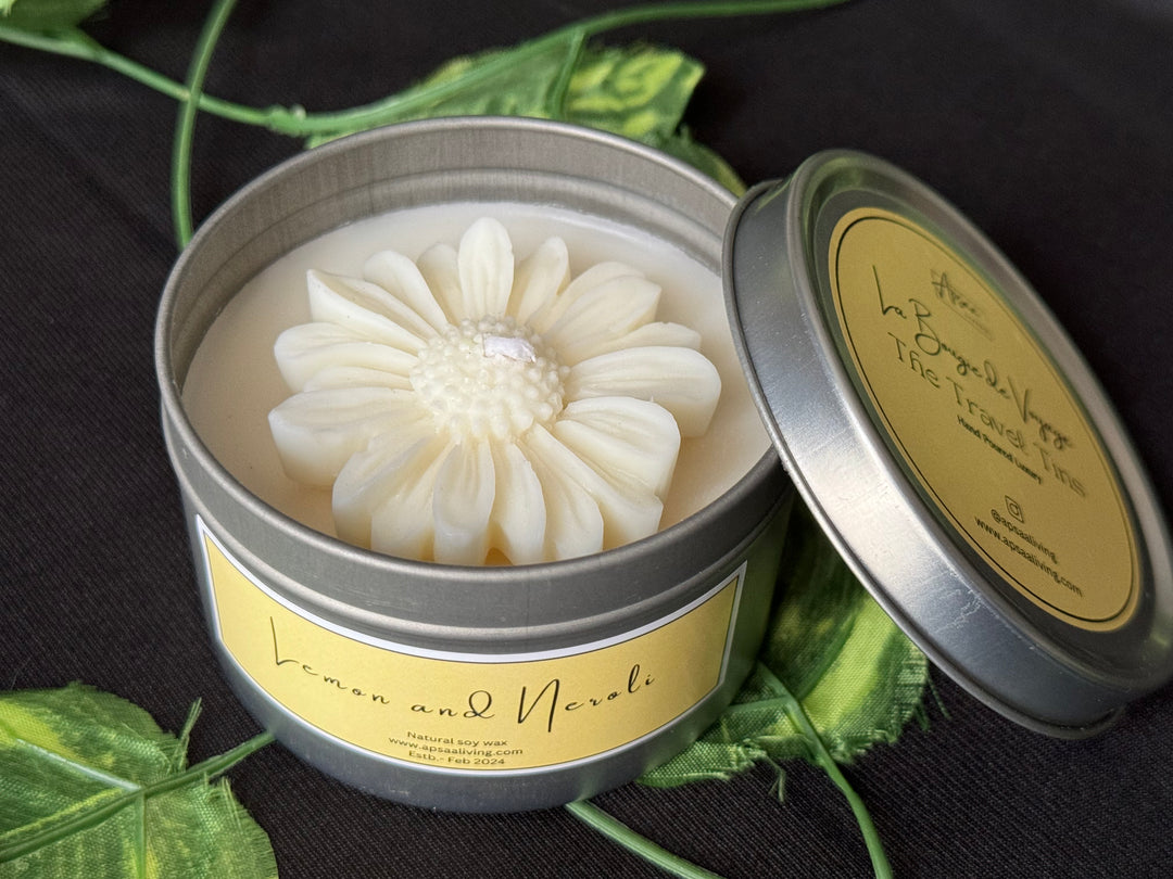 Tin Candle- Lemon and Neroli