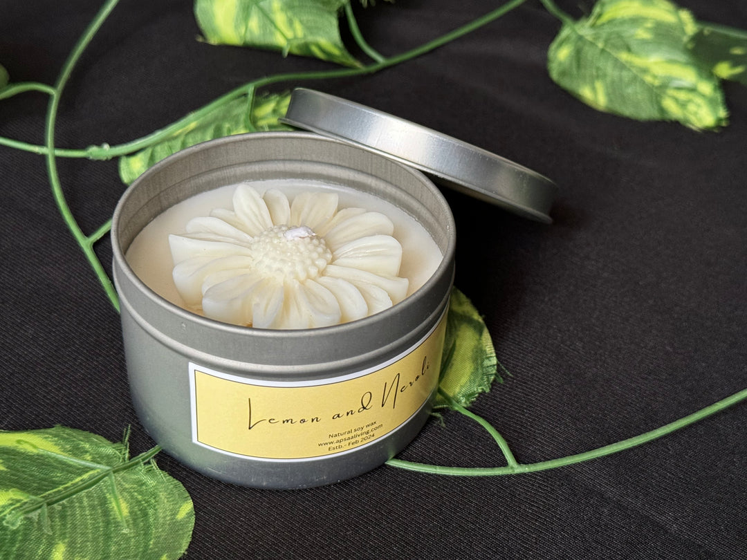 Tin Candle- Lemon and Neroli