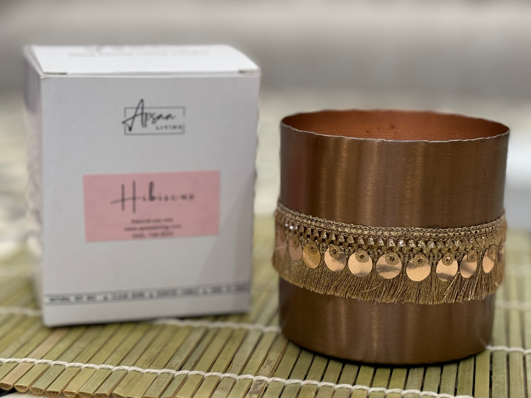 Metal Jar scented candle  - Hibiscus (Limited Drop)