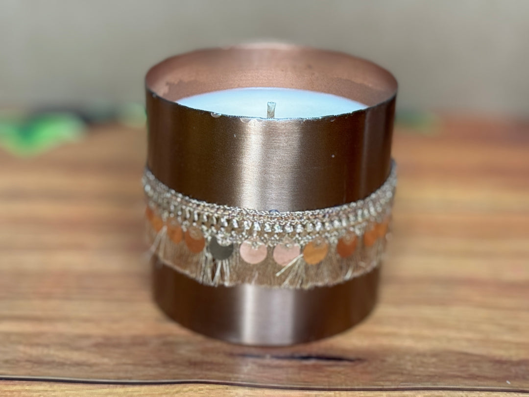 Metal Jar scented candle  - Hibiscus (Limited Drop)