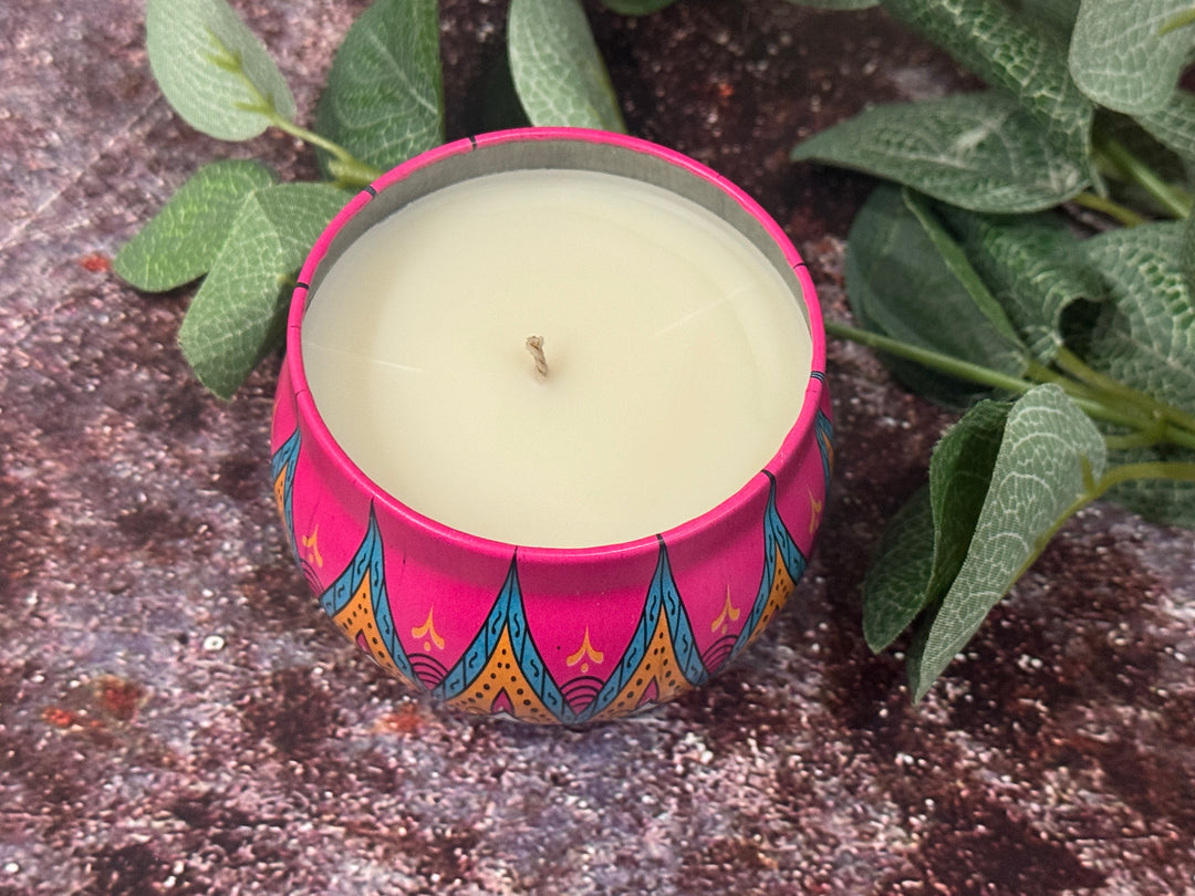 Moroccan Tin Jar Candle- Gucci Vibes