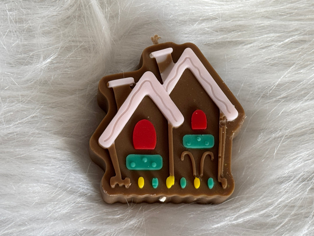 Gingerbread house Candle- Set of 3