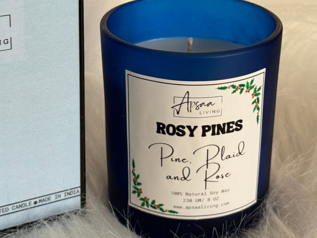 Holiday Special- ROSY PINES - Pine,Plaid and Rose