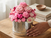Luxury Pink candle bouquet styled as aesthetic home décor and gifting piece